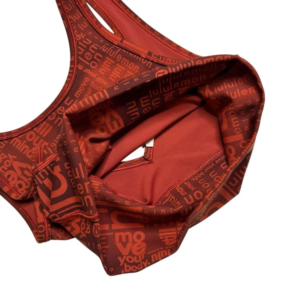 Lululemon Power Pivot Everlux Tank Red Ombre Print XXS